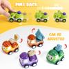 Kiddiworld Mini Car Toys for 1 Year Old Boy Gifts, 12 Sets Pull-Back Trucks with Playmat/Storage Box for Toddlers Age 1-2, Baby Toys 12-18 Months, 1st Christmas Birthday Gifts for One Year Olds view 4