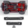 Benedict Harry 1Pair Steel Driveshaft Transmission Shaft for RC 1:18 TRX4-M Crawler Upgrade view 2