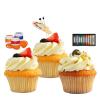 48 Pieces Art Paint Cupcake Toppers for Party Cake Decoration - Painting Theme Birthday and Baby Shower Decorations view 2