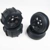 TITRACING Front Rear Sand Paddles Wheels Tires for HPI KM Baja 5B SS 24mm hex view 2