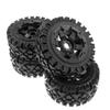 FLMLF Front and Rear All Terrain Tires 4PC for 1/5 HPI RV Km Baja 5B ss RC Car Parts view 1