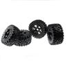 FLMLF Front and Rear All Terrain Tires 4PC for 1/5 HPI RV Km Baja 5B ss RC Car Parts view 4
