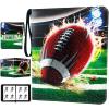 400 Pockets Football Cards Binder,Trading Cards Holder Card Collectors Album,Trading Card Binder 4 Pocket with 50 Removable Sleeves view 1