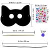 Winlyn 27 Sets Magic Scratch Off Art Rainbow Magic Scratch Paper Animal Masks Owl Rabbit Tiger Wolf Bear Squirrel Fox Bear Elephant Cutouts Face Kids Jungle Forest Animal Birthday Party Activities view 2