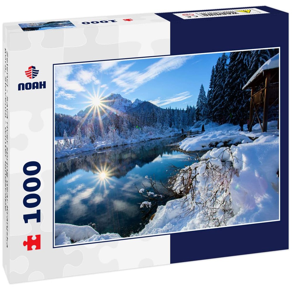 Noah Jigsaw Puzzle Zelenci - Sava River Spring Near Kranjska gora, Slovenia - Winter Landscape 1000 Pieces