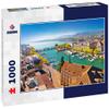 Noah Jigsaw Puzzle Zurich Lake and Limmat River Waterfront Aerial Panoramic View 1000 Pieces view 1