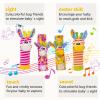 PADONISE Wrist Rattles Baby Socks Baby Toys Set Soft Sensory Toys for Babies Cartoon Animal Rattles Sock Early Development Toy Baby Shower Birth Gift for Newborn Infant Baby Boy Girl 0 to 3 Years Old view 3