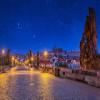 Noah Jigsaw Puzzle Beautiful Charles Bridge in Prague at Night, Czech Republic 1000 Pieces view 2