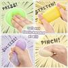 Colorful Dumpling Stress Balls, 4 Pcs Fidget Sensory Toy, Stress Relief Squeezing Dough Bun for Halloween Project, Tricking People, Kid Playing view 2