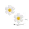 10 Pieces Daisy Mylar Balloons - White Daisy Foil Balloons for Party, Birthday, Baby Shower, Wedding Decorations view 2
