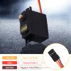 6PCS MG995 55g Servo RC Servos Digital High Speed Torque Servo Motor Metal Gear Servo Waterproof for Futaba JR RC Car Airplane Helicopter Mechanical Arm Control Angle 180 view 3