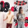 18th Birthday Decorations for Boys Girls Red Black, Happy 18th Birthday Decorations with Happy 18th Birthday Banner 18 Balloon Numbers Crown, 18 Years Old Bday Party Supplies for Her Him view 4