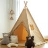 RONGFA Kids Teepee Tent with Lights &Large Pompoms & Carry Bag, Machine Washable Tent for Kids Indoor, Toddler Teepee for Girls & BoysWithout Mat view 4