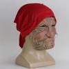 Ckuakiwu Halloween Latex Mask With Head Scarf, Cosplay Horrible Head Full Face Latex Helmet, Creepy Costume Prop - Funny Mask Cosplay Props Creepy Monster Masks view 3