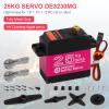 25KG High Torque RC Servo Digital Servo Full Metal Gear Waterproof with 2 25T Servo Horn Compatible with 1/61/8, 1/10, 1/12 RC Car Crawler Robot Control Angle 180 view 2