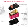 25KG High Torque RC Servo Digital Servo Full Metal Gear Waterproof with 2 25T Servo Horn Compatible with 1/61/8, 1/10, 1/12 RC Car Crawler Robot Control Angle 180 view 4