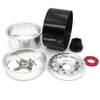 HOBBYSOUL 2.2'' Mud Slingers Tires 124mm & 2.2 Beadlock Wheels Adjustable 4 Offsets Rims for 1/10 RC Crawler Trail TRX4 SCX10 Gen8 Capra Wraith, HS701208 view 4