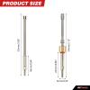 RCAWD #45 Steel Extended 4mm Cvd Driveshaft for 1/24 Axial Scx24 Deadbolt Chevrolet Wrangler Gladiator Bronco Parts view 2