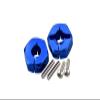 Aluminum Rear Wheel Hex Adapter for Tamiya 1:10 DT-03 R/C Car Upgrades - Blue view 1