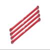 Aluminum 7075-T6 Upper Link Bar Set for Losi 1:8 LMT 4WD Solid Axle Monster Truck LOS04022 / LMT Grave Digger/Son-uva Digger LOS04021 Upgrades - Red view 1