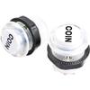 LED Start Push Button Kit 1p 2p Start Buttons + Coin Buttons DIY Console Part Accesories for Arcade Games (White) view 3