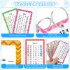 51 Pcs Multiplication Flashcards with Dry Erase Markers and Rings Math Educational Multiplication Flashcards Timetable Charts for 1st to 3rd Grades Fun Learning with Math Game view 3