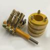 3 Ways,Generator Collector Ring,Bus Rings,Motor Collecting Ring,3 Conductive Copper Slip Ring + Carbon Brush (Inner diameter 50mm) view 3