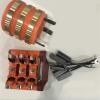 3 Ways,Generator Collector Ring,Bus Rings,Motor Collecting Ring,3 Conductive Copper Slip Ring + Carbon Brush (Inner diameter 50mm) view 4