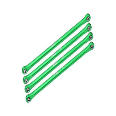 Aluminum 7075-T6 Upper Link Bar Set for Losi 1:8 LMT 4WD Solid Axle Monster Truck LOS04022 / LMT Grave Digger/Son-uva Digger LOS04021 Upgrades - Green