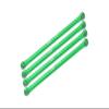 Aluminum 7075-T6 Upper Link Bar Set for Losi 1:8 LMT 4WD Solid Axle Monster Truck LOS04022 / LMT Grave Digger/Son-uva Digger LOS04021 Upgrades - Green view 1