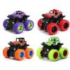 AHYCS Monster Truck Toys, Friction Powered Monster Trucks for Boys, Push and Go Vehicles Toy for Kids, Inertia Vehicle, Stunt On-Road Vehicle, Great for Birthday Party Gift for Boys Girls (4 PCS) view 1