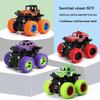 AHYCS Monster Truck Toys, Friction Powered Monster Trucks for Boys, Push and Go Vehicles Toy for Kids, Inertia Vehicle, Stunt On-Road Vehicle, Great for Birthday Party Gift for Boys Girls (4 PCS) view 4