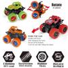 AHYCS Monster -Truck -Toys, Friction Powered Monster Trucks for Boys, Push and Go Vehicles Toy for Kids, Inertia Vehicle, Stunt On-Road Vehicle, Great for Birthday Party Gift for Boys Girls (Red) view 4