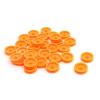 60 Pcs 2Mm Hole Orange Plastic Belt Pulley for DIY RC Toy Car Airplane - (Color: Orange) view 3