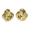 1pair Brass Counterweight Balance Heavyweight Portal Drive Housing for 1/10 TRAXS RTX4 RC Car Accessories - (Color: Yellow) view 1