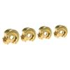 1pair Brass Counterweight Balance Heavyweight Portal Drive Housing for 1/10 TRAXS RTX4 RC Car Accessories - (Color: Yellow) view 2