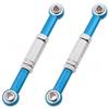 2pcs/lot RC Upgrade Parts Alum Rear Upper Steering Linkage for FS Racing 1/10 Desert Buggy 53625 53632 Baja - (Color: Blue) view 1