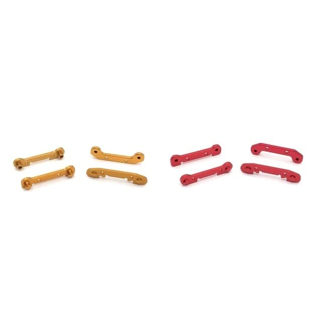 2Set Front & Rear Swing Arm Reinforcement Kit with Metal Shaft Sleeve for WTY 144001 124019 124018 C & E - (Color: Light Grey)