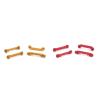 2Set Front & Rear Swing Arm Reinforcement Kit with Metal Shaft Sleeve for WTY 144001 124019 124018 C & E - (Color: Light Grey) view 2