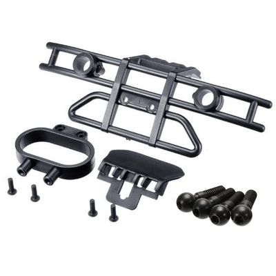 2 Set for JLB Racing Cheetah 1/10 Brushless RC Car Parts Accessories, Bumper Set & Ball Head Screw 8X22mm - (Color: Black)