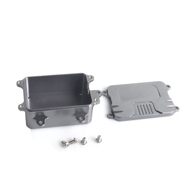 Metal Receiver Box ESC Box for 1/10 RC Crawler Car Axial SCX10 R4WD D90 D110 Upgrade Parts
