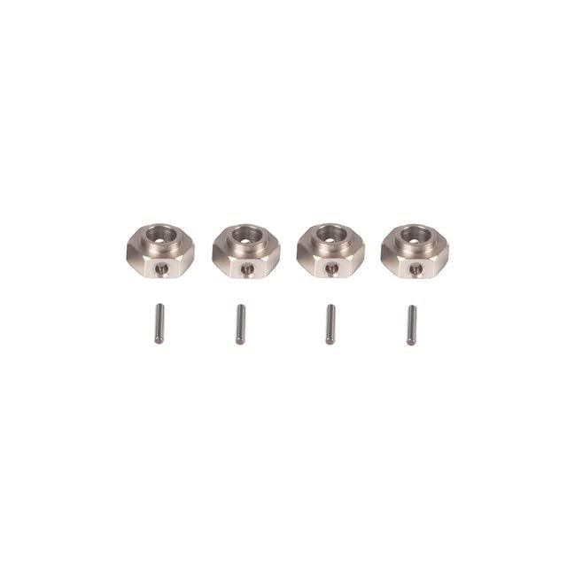 2pcs Hex Hub Adapter Upgrading Wheels Connector Modified Part RC 12mm Extension Wheel Adapters Replacement for RTX4 - (Color: White, CN)