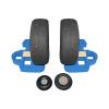 1 Pair EVA Sponge Wheel Stop Rack/EVA Sponge Wheel Fixing Rack/Wheel Fixing Rack/Anti-Go Position RC Model Accessories - (Color: 105x90x20mm) view 4