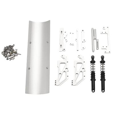 RC Car Blade Snow Plow Metal Snow Shovel for 1/10 RC Crawler TRAXS RTX4 RTX6 Axial SCX10 90046 03007 RGT