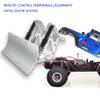 RC Car Blade Snow Plow Metal Snow Shovel for 1/10 RC Crawler TRAXS RTX4 RTX6 Axial SCX10 90046 03007 RGT view 4