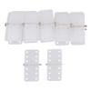 20Pcs Beige Foldable Rectangle Pinned Hinges for RC Airplane Aircraft view 1