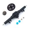 1 Set Metal Differential Gear Front Rear Wave Box Hydraulic Transmission Box & 1Pcs Spur Diff Main Gear 62T Gear - (Color: Auburn) view 2