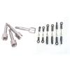 4Pcs Steel Wheel Axle for WTY 144001 1/14 Rear & 1Set 144001 Aluminum Tie Link Rods Set Pull Rod view 1
