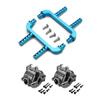 2 Set RC Car Part: 1 Set Aluminium Alloy Car Shell Support Bracket & 1 Set Metal Differential Case Gear Box - (Color: Sky Blue) view 1