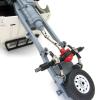 2 Set RC Car Part: 1 Set Steel Leaf Spring Suspension Set & 1 Set Steel Shock Absorber Leaf Springs Suspension - (Color: Silver) view 3